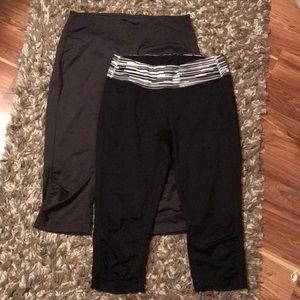 Athletic capris. SOLD as a SET